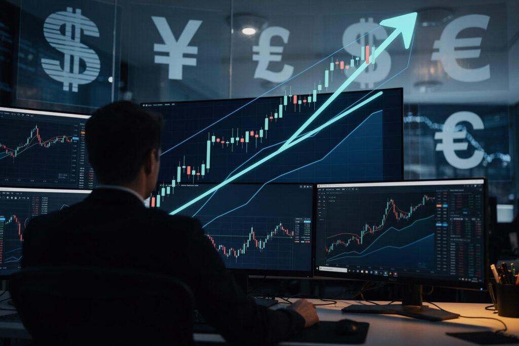 USDJPY: Ausbruch aus Abwärtskanal – Kursziel bei 160,50
